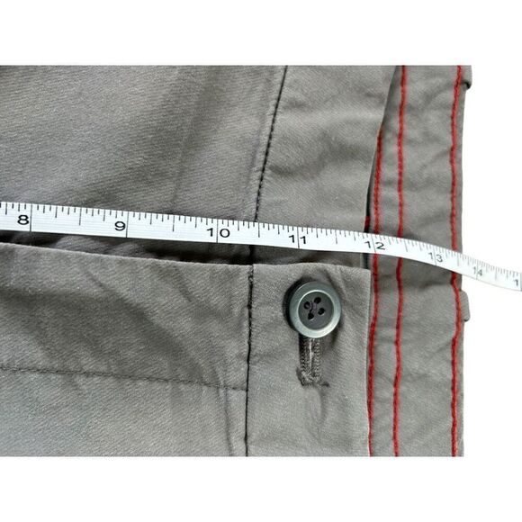 Izod Stretch Chino Straight Pants Gray Men's Size 40x30 - Picture 12 of 13